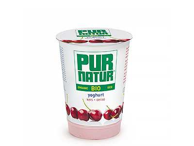 Pur Natur Cherry organic yogurt 500g
