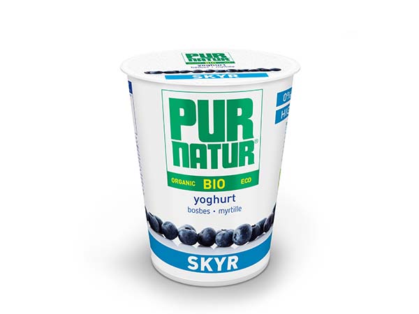 Pur Natur low-fat Skyr yogurt blueberries